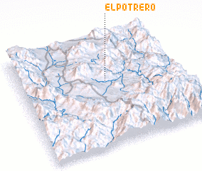 3d view of El Potrero
