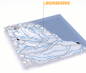 3d view of Laguna Verde