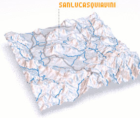 3d view of San Lucas Quiavini