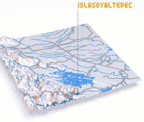 3d view of Isla Soyaltepec