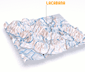 3d view of La Cabaña