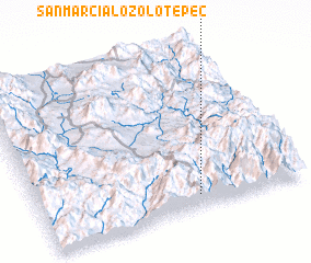 3d view of San Marcial Ozolotepec