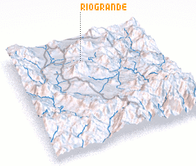 3d view of Río Grande