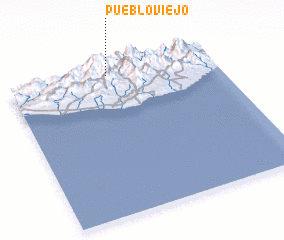 3d view of Pueblo Viejo