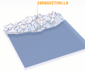 3d view of San Agustinillo