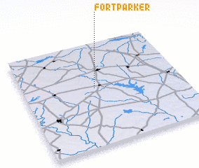 3d view of Fort Parker