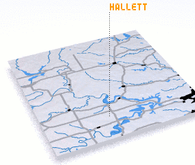 3d view of Hallett