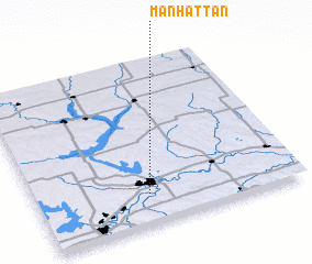 3d view of Manhattan