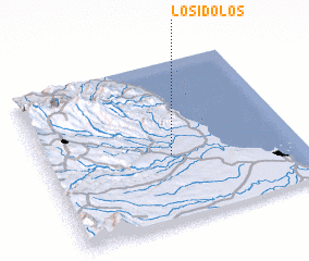 3d view of Los Ídolos