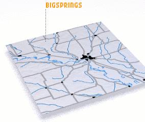 3d view of Big Springs