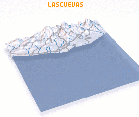 3d view of Las Cuevas