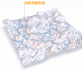 3d view of Santa Rosa