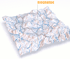 3d view of Río Grande