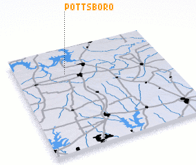 3d view of Pottsboro
