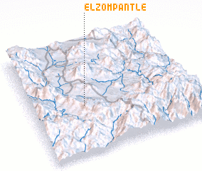 3d view of El Zompantle