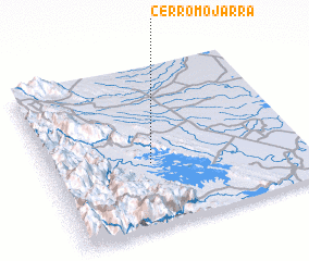 3d view of Cerro Mojarra