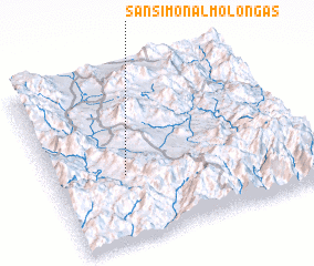 3d view of San Simón Almolongas