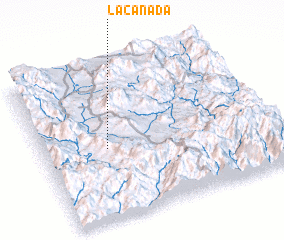 3d view of La Cañada