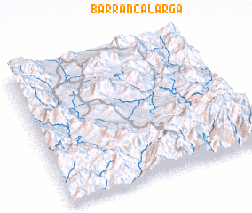 3d view of Barranca Larga