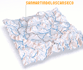 3d view of San Martín de los Canseco