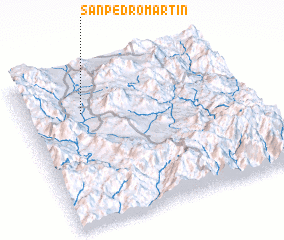 3d view of San Pedro Martín