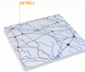 3d view of Gay Hill