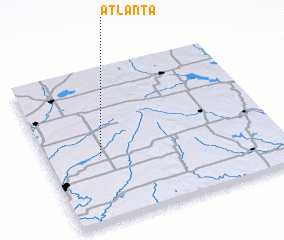 3d view of Atlanta