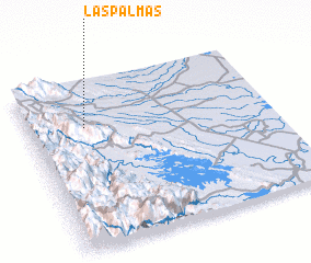 3d view of Las Palmas