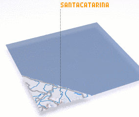 3d view of Santa Catarina