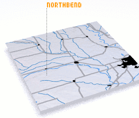 3d view of North Bend