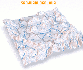 3d view of San Juan Logolava