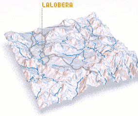 3d view of La Lobera