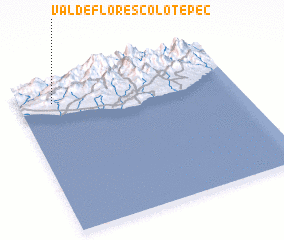 3d view of Valdeflores Colotepec