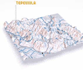 3d view of Tepeuxila