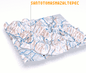 3d view of Santo Tomás Mazaltepec