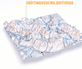 3d view of Santiago Suchilquitongo