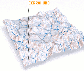 3d view of Cerro Humo