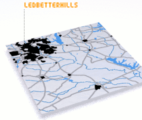 3d view of Ledbetter Hills