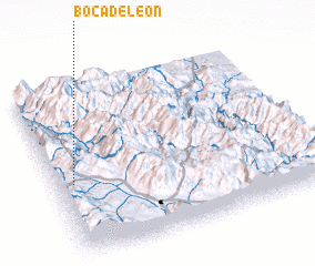 3d view of Boca de León