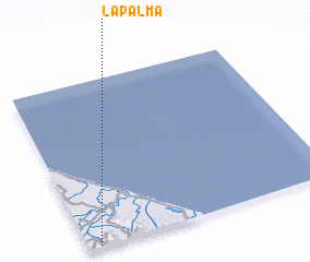 3d view of La Palma