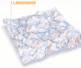 3d view of Llano Grande