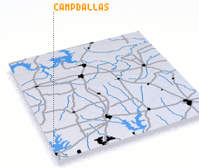 3d view of Camp Dallas