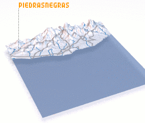 3d view of Piedras Negras