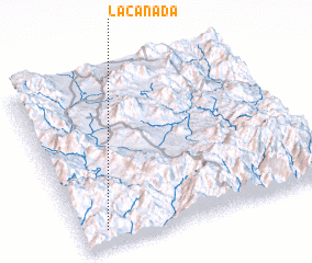 3d view of La Cañada