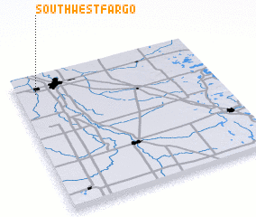 3d view of South West Fargo