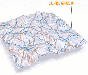 3d view of El Progreso