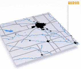 3d view of Akron