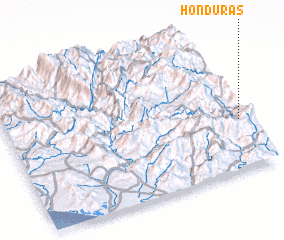 3d view of Honduras