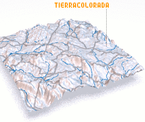 3d view of Tierra Colorada