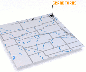 3d view of Grand Forks